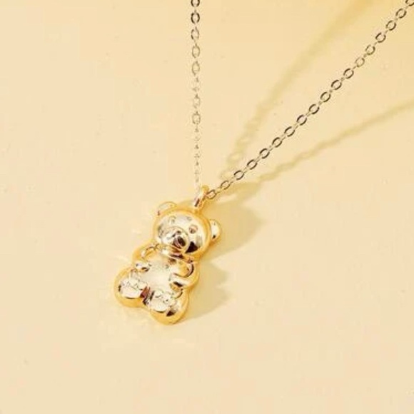 I’m the Cutest Teddy Bear Charm Necklace - Picture 1 of 4
